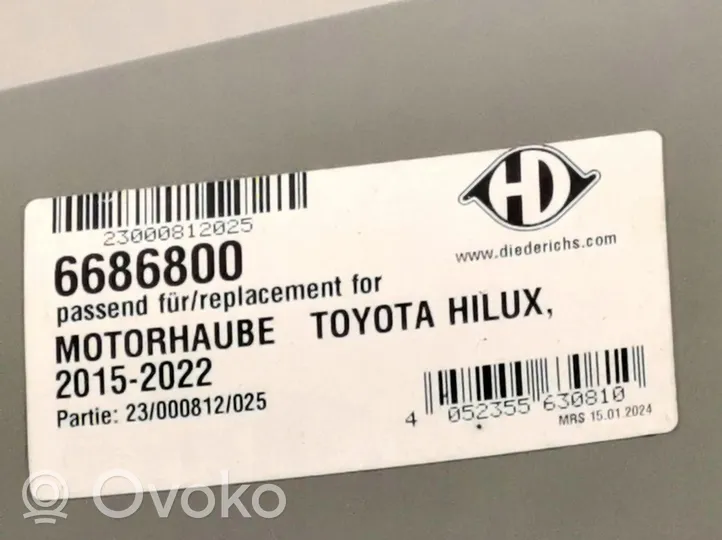 Toyota Hilux (AN120, AN130) Engine bonnet/hood 6686800