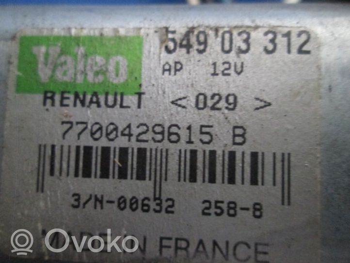 Renault Clio II Takalasinpyyhkimen moottori 