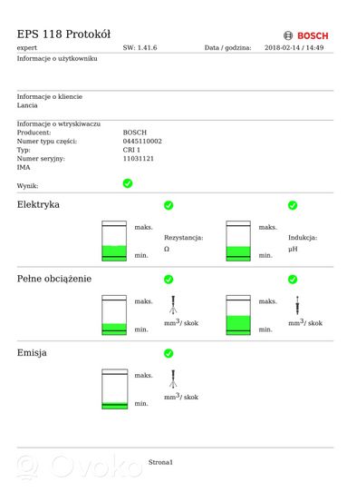 Fiat Lybra Wtryskiwacz paliwa 