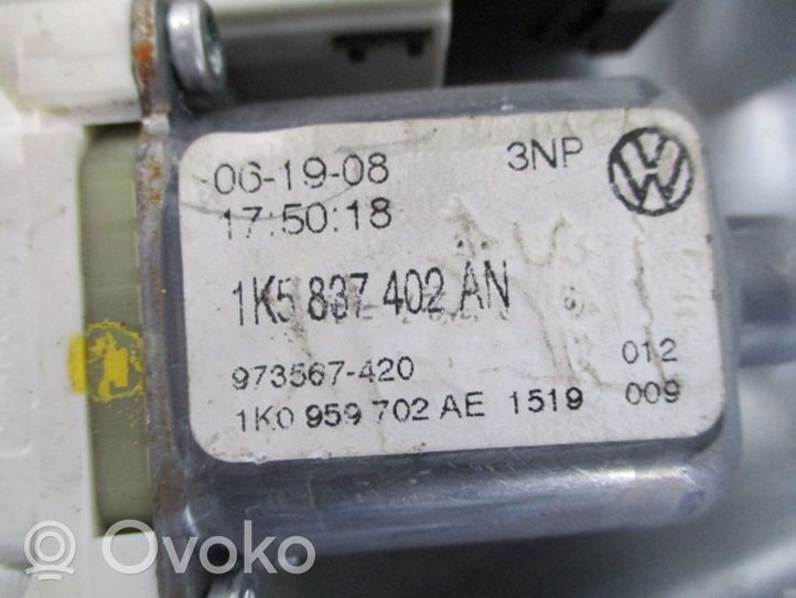 Volkswagen Jetta V Mécanisme de lève-vitre avec moteur 1K5837462B