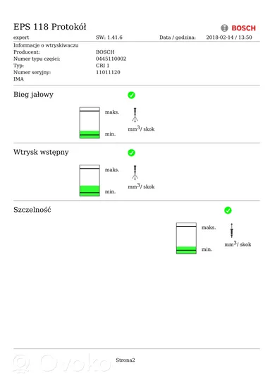 Fiat Lybra Wtryskiwacz paliwa 