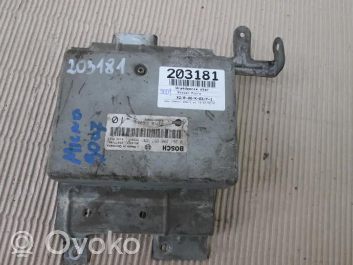 Nissan Micra Komputer / Sterownik ECU silnika 