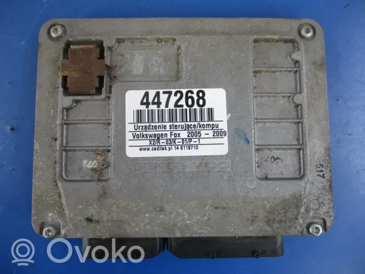 Volkswagen Fox Блок управления двигателем ECU 03D906033H