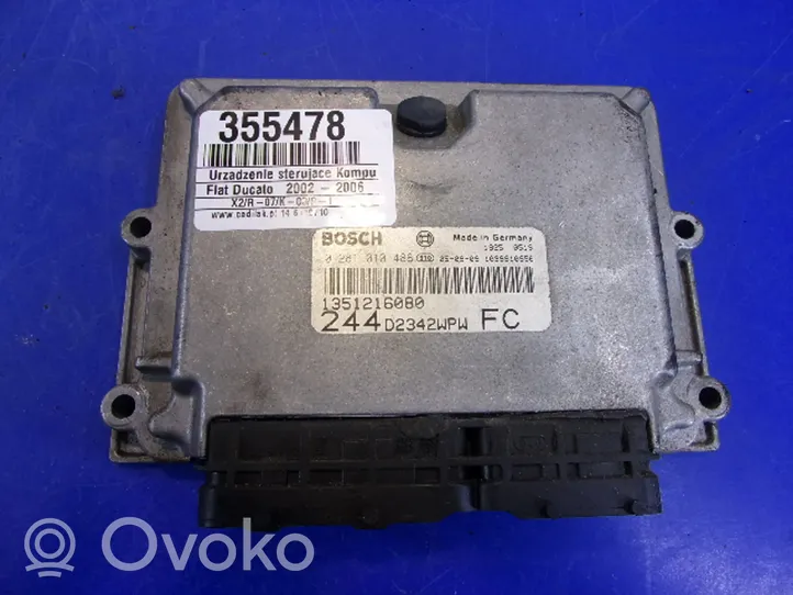 Fiat Ducato Unité de commande, module ECU de moteur 1351216080