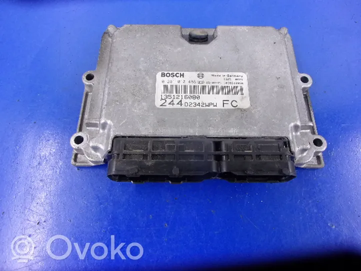 Fiat Ducato Unité de commande, module ECU de moteur 1351216080