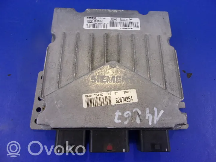 Peugeot 307 Unité de commande, module ECU de moteur 9646449280