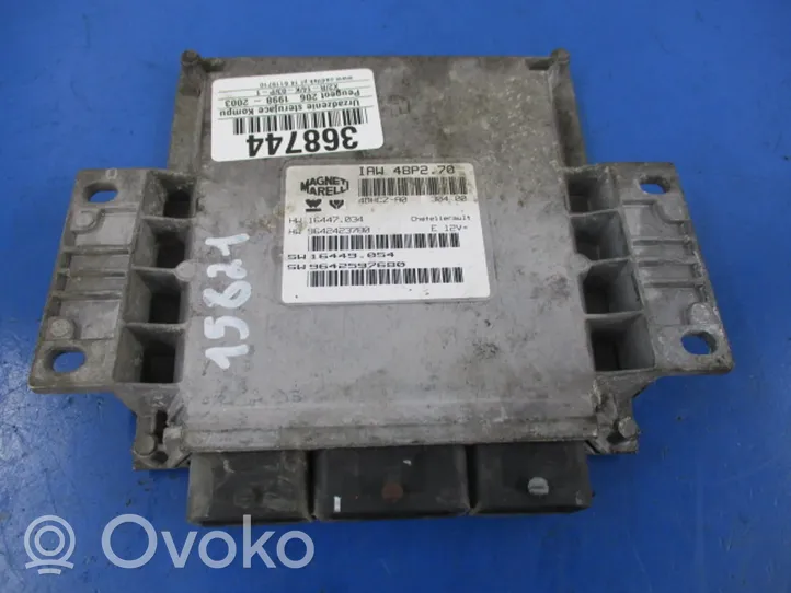 Peugeot 206 CC Unité de commande, module ECU de moteur 9642597680