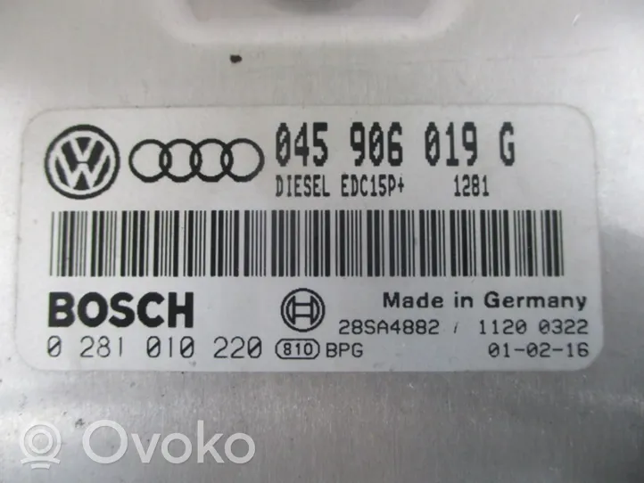 Audi A2 Unité de commande, module ECU de moteur 045906019G