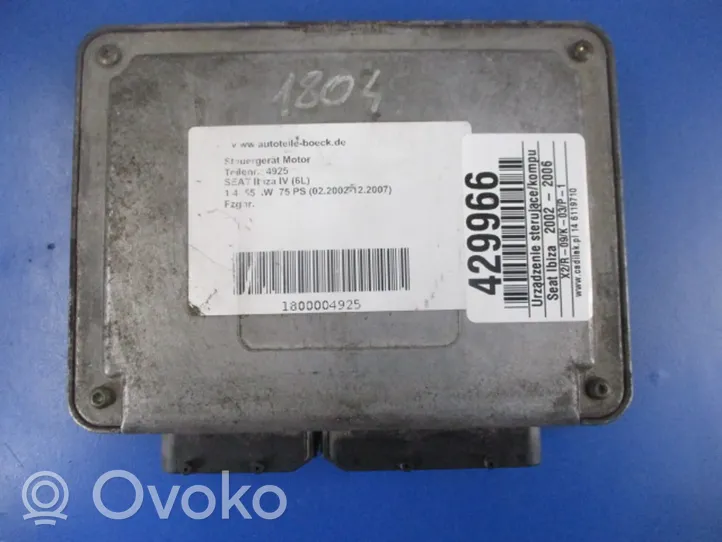 Seat Ibiza III (6L) Unité de commande, module ECU de moteur 036906034AH