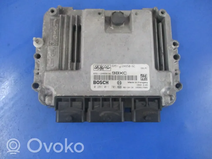 Ford Focus C-MAX Komputer / Sterownik ECU silnika 6M51-12A650-NC