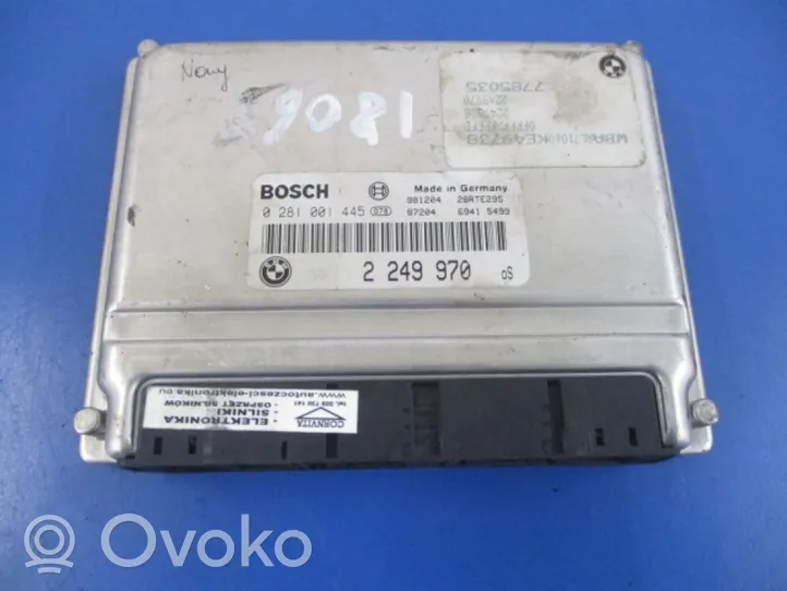 BMW 3 E36 Unité de commande, module ECU de moteur 2249970