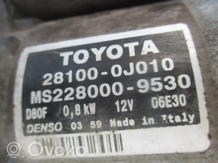 Toyota Yaris Verso Starteris 28100-0J010