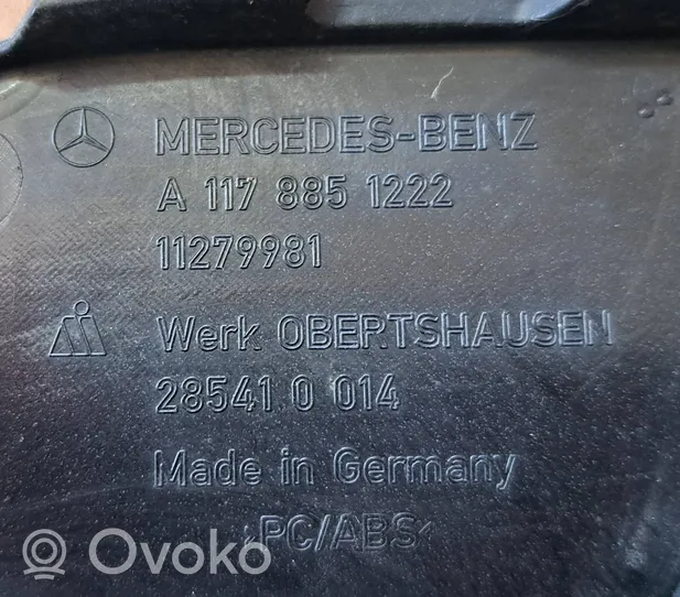 Mercedes-Benz CLA C117 X117 W117 Tapa/tapón del gancho de remolque delantero A1178851222