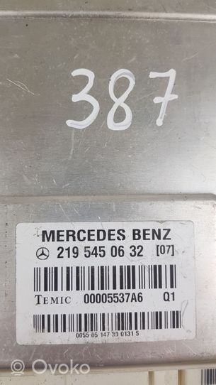 Mercedes-Benz CLS C219 Sterownik / Moduł tylnego zawieszenia pneumatycznego 