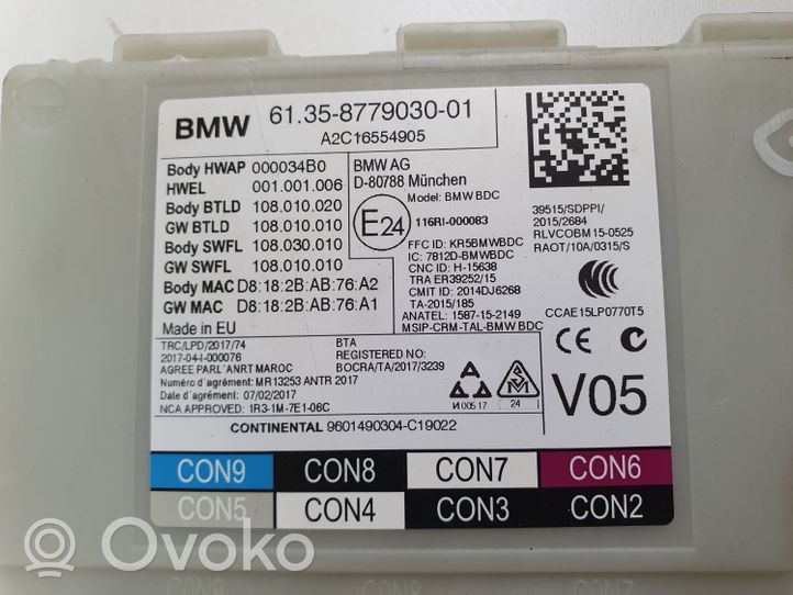 BMW 5 G30 G31 Moduł / Sterownik komfortu A2C16554905