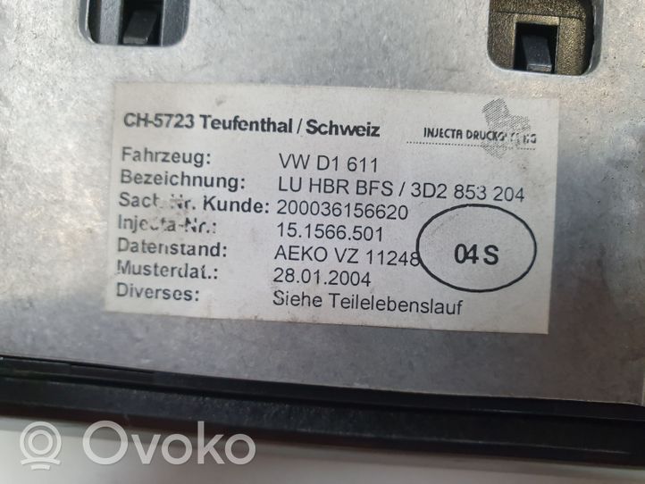 Volkswagen Phaeton Kojelaudan sivutuuletussuuttimen kehys 3D0820511