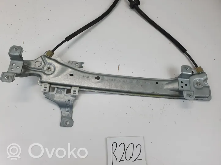 Renault Megane III Rear window lifting mechanism without motor 968718101G