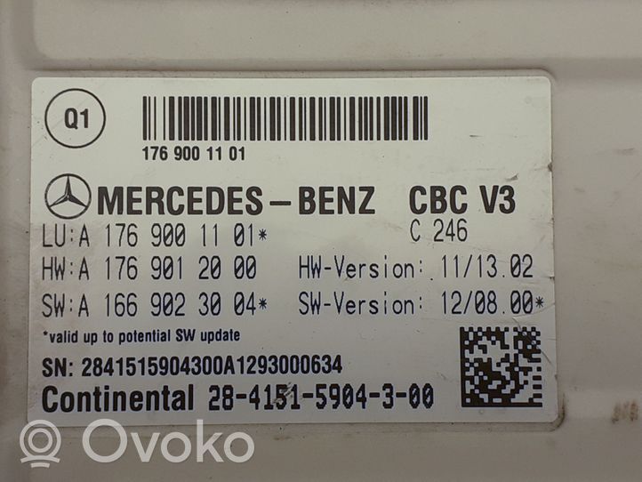 Mercedes-Benz B W246 W242 Sulakerasia A1769001101