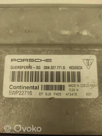 Porsche Cayenne (92A) Sterownik / Moduł ECU 0BN927771G