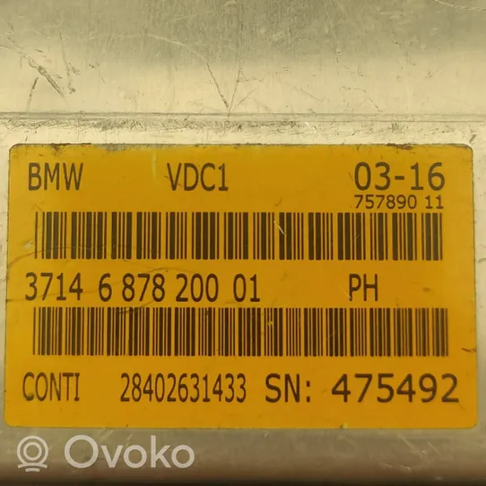 BMW 1 F20 F21 Muut ohjainlaitteet/moduulit 6878200