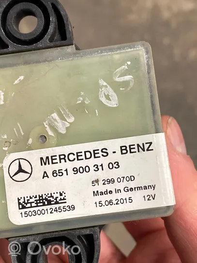 Mercedes-Benz GLC X253 C253 Žvakių pakaitinimo rėlė A6519003103