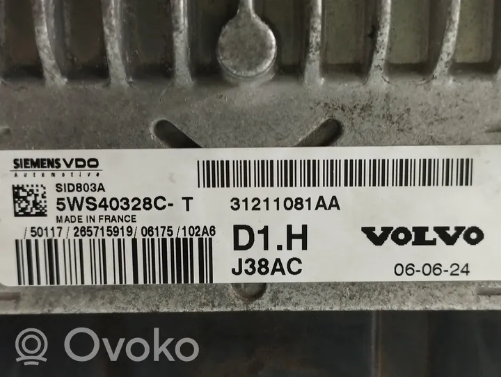 Volvo S40 Variklio valdymo blokas 31211081AA