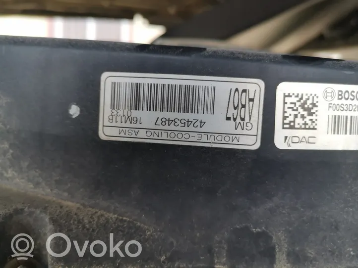 Opel Mokka X Jäähdyttimen jäähdytinpuhallin F00S3D2029