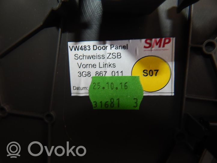 Volkswagen Arteon Apmušimas priekinių durų (obšifke) 3G8867011