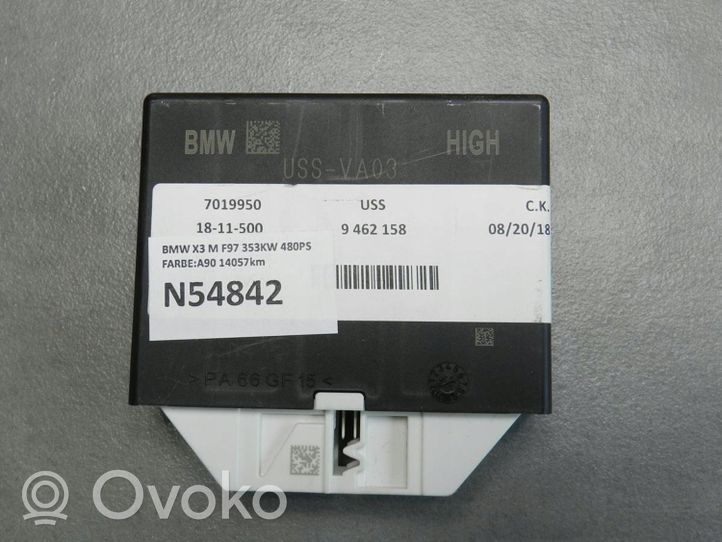 BMW X3M F97 Pysäköintitutkan (PCD) ohjainlaite/moduuli 9462158