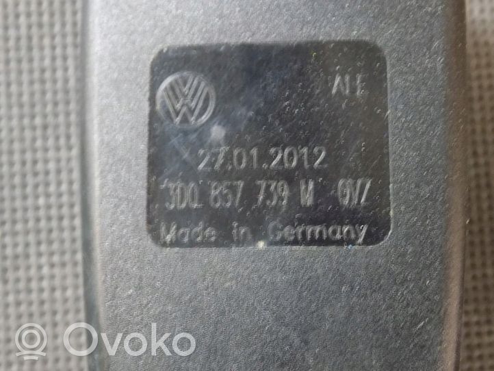 Volkswagen Phaeton Takaistuimen turvavyön solki 3D0857739M