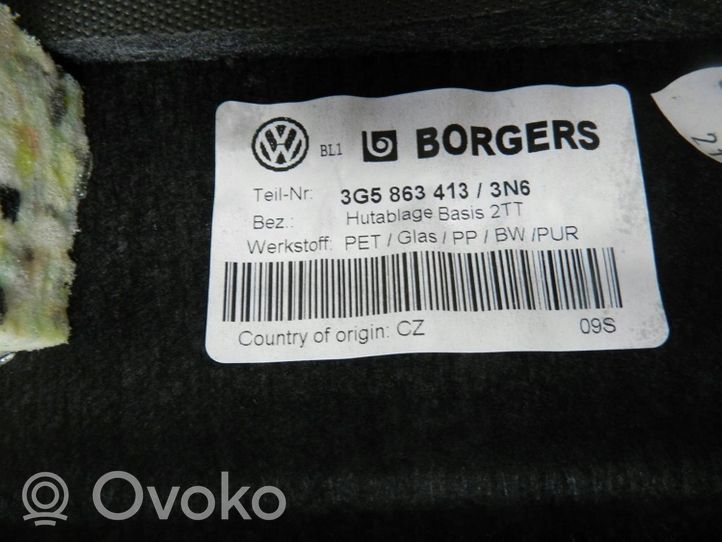 Volkswagen PASSAT B8 Półka tylna bagażnika 3G5863413