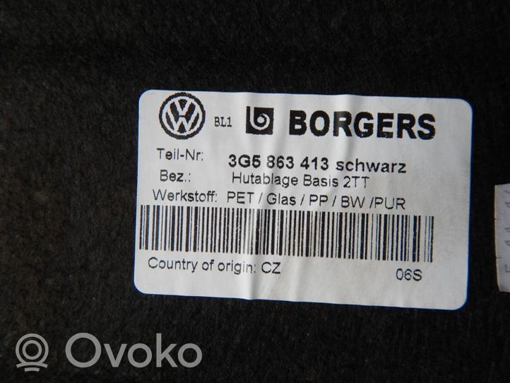 Volkswagen PASSAT B8 Półka tylna bagażnika 3G5863413