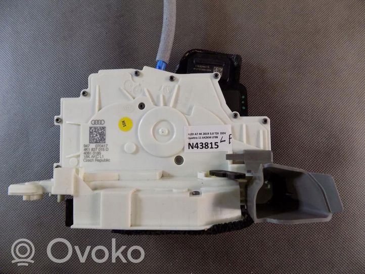 Audi A7 S7 4K8 Front door lock 4K1837015D