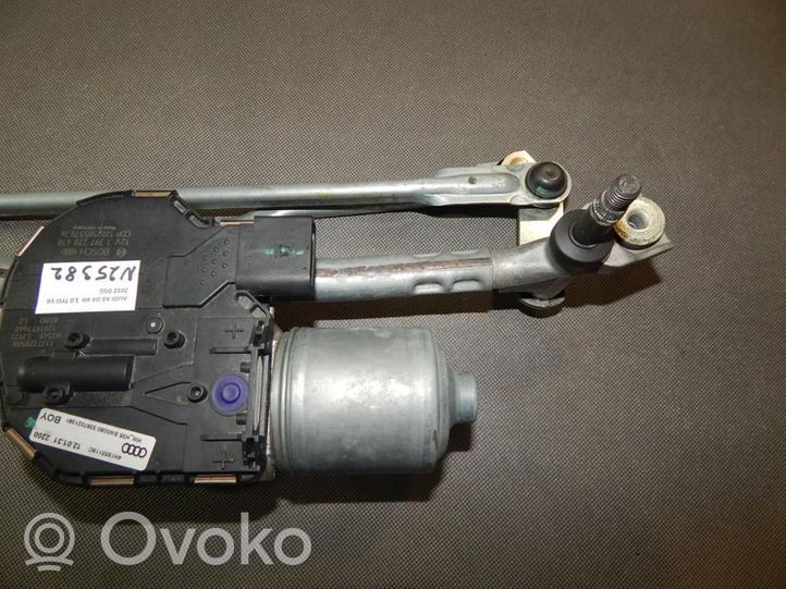 Audi A8 S8 D4 4H Mechanizm i silniczek wycieraczek szyby przedniej / czołowej 4H1955023C