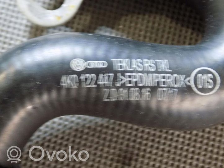 Audi A7 S7 4K8 Engine coolant pipe/hose 4K0122447J