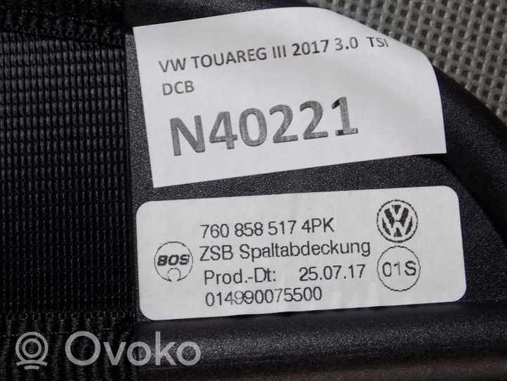 Volkswagen Touareg III Altro elemento di rivestimento bagagliaio/baule 760858517