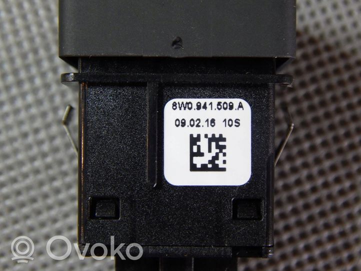 Audi S5 Facelift Hazard light switch 8W0941509A