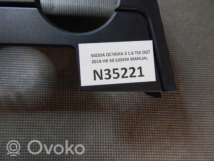 Skoda Octavia Mk3 (5E) Mascherina climatizzatore/regolatore riscaldamento 5E0863152C