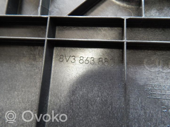 Audi A3 S3 8V Tavaratilan sivuverhoilu 8V3863880