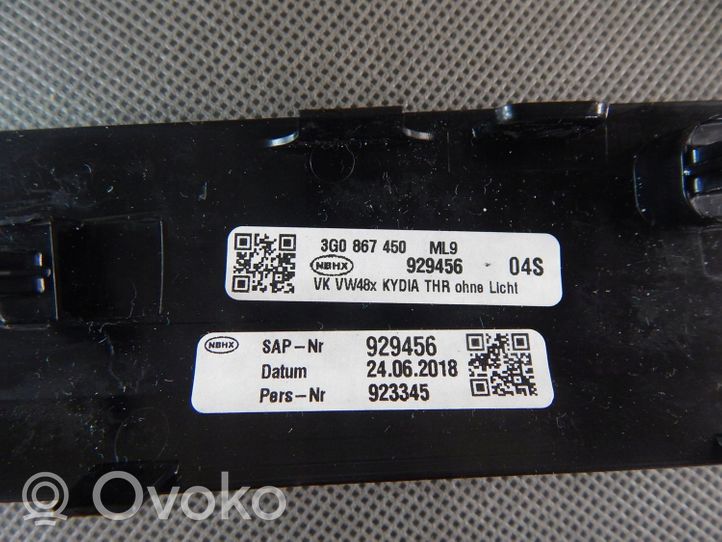 Volkswagen PASSAT B8 Takaoven verhoilu (käytetyt) 3G0867450