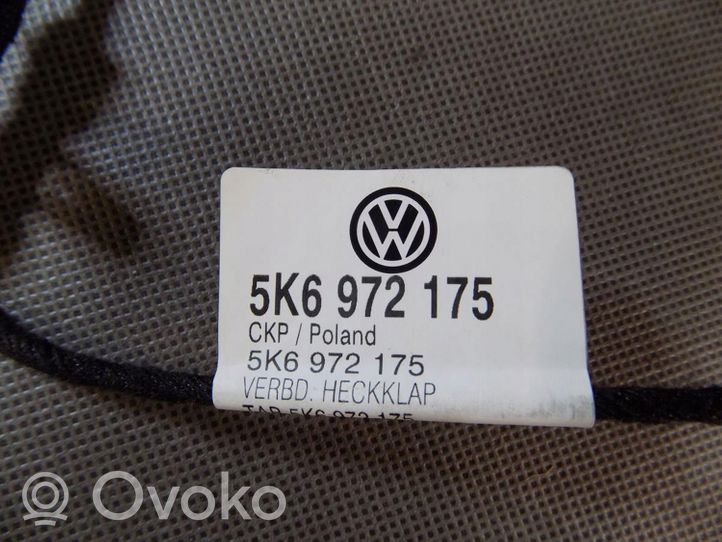 Volkswagen Golf VI Cablaggio elettrico portellone/bagagliaio 5K6972175