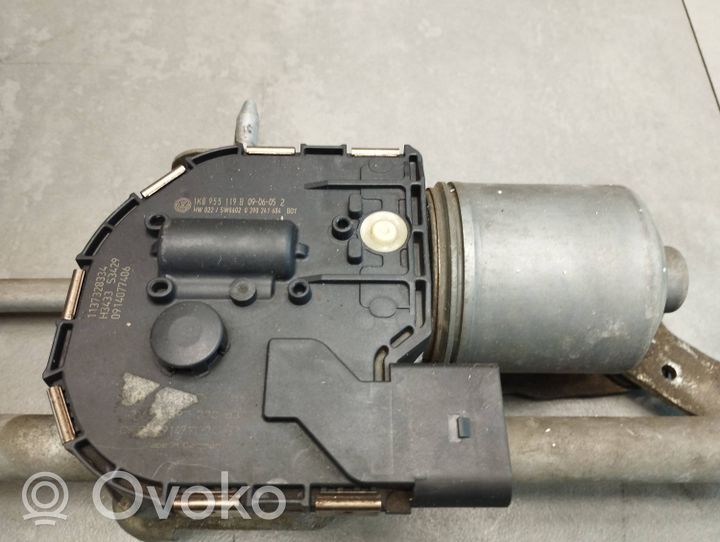 Volkswagen Scirocco Mechanizm i silniczek wycieraczek szyby przedniej / czołowej 1K8955023B