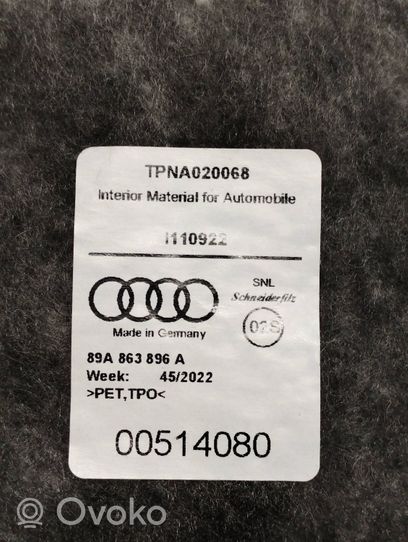 Audi Q4 Sportback e-tron Priekšējā skaņas izolācija 89A863896A