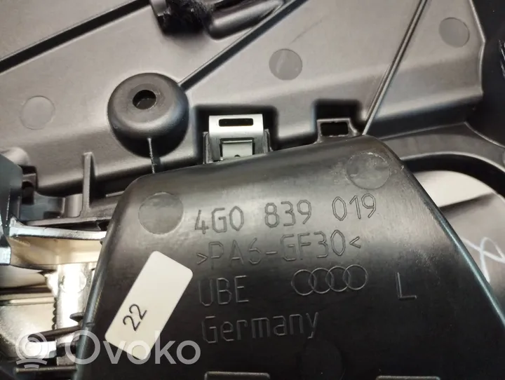 Audi A6 S6 C7 4G Galinė atidarymo rankenėlė vidinė 4G0839019