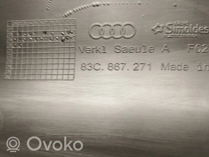 Audi Q3 F3 Copertura del rivestimento del sottoporta anteriore 83C867271