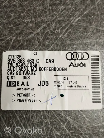 Audi A3 S3 8V Ковер багажника 8V5863463C