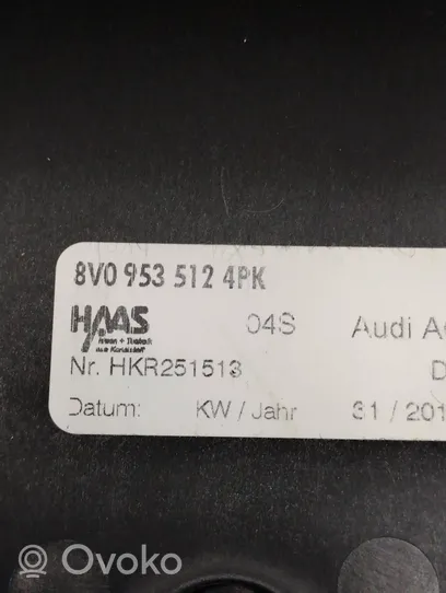Audi A3 S3 8V Ohjauspyörän pylvään verhoilu 8V0953512