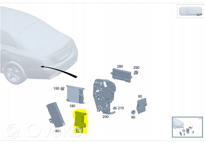 Mercedes-Benz S W223 Inne komputery / moduły / sterowniki A2239005425