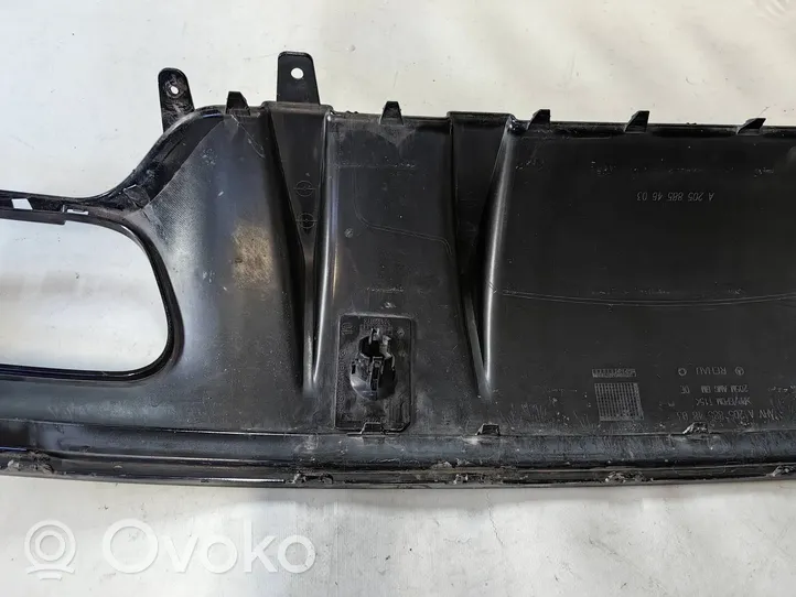 Mercedes-Benz C AMG W205 Moulure inférieure de pare-chocs arrière A2058854303