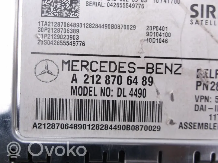 Mercedes-Benz SLK R172 Kiti valdymo blokai/ moduliai A2128706489